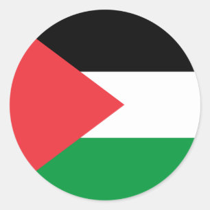 Sticker avec Drapeau de Palestine