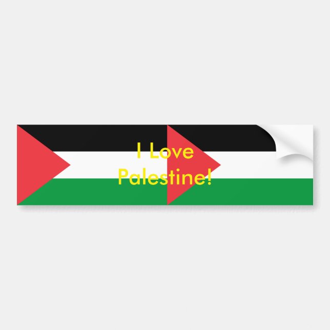 Sticker avec Drapeau de Palestine (Devant)