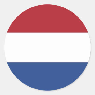 Sticker avec drapeau de Pays-Bas