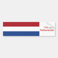 Sticker avec Drapeau de Pays-Bas