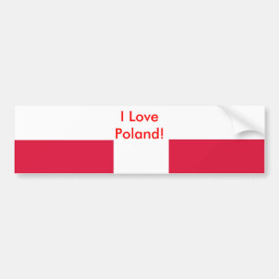 Sticker avec Drapeau de Pologne