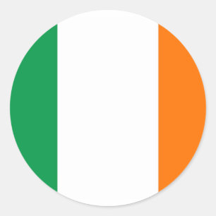 Sticker avec Drapeau d'Irlande