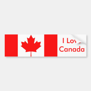Sticker avec drapeau du Canada