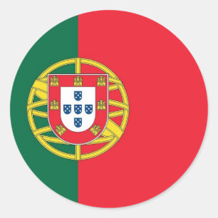 Sticker avec drapeau du Portugal
