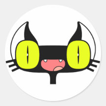 Sticker avec un Kitten drôle