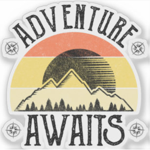 Sticker Aventure Attend