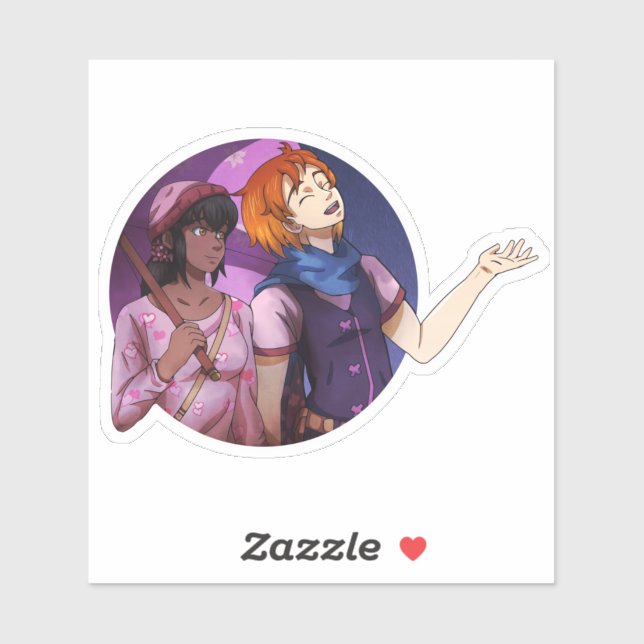 Sticker Averses d'avril (Feuille)