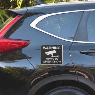 Sticker AVERTISSEMENT Vidéosurveillance en Service, Pannea