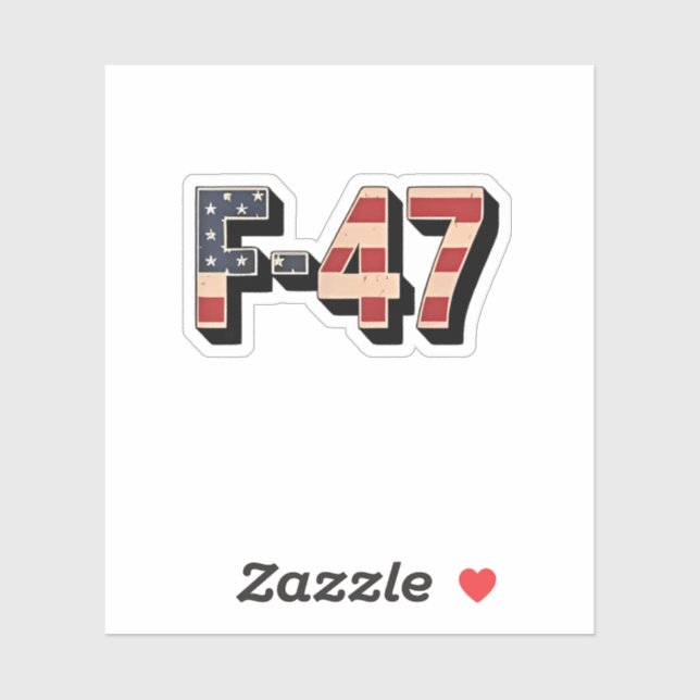 Sticker Avion de chasse F47 Maga F-47 Jet (Feuille)
