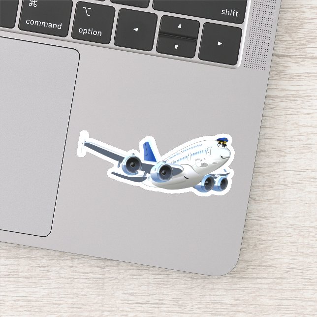 Sticker Avion de dessin (Détail)
