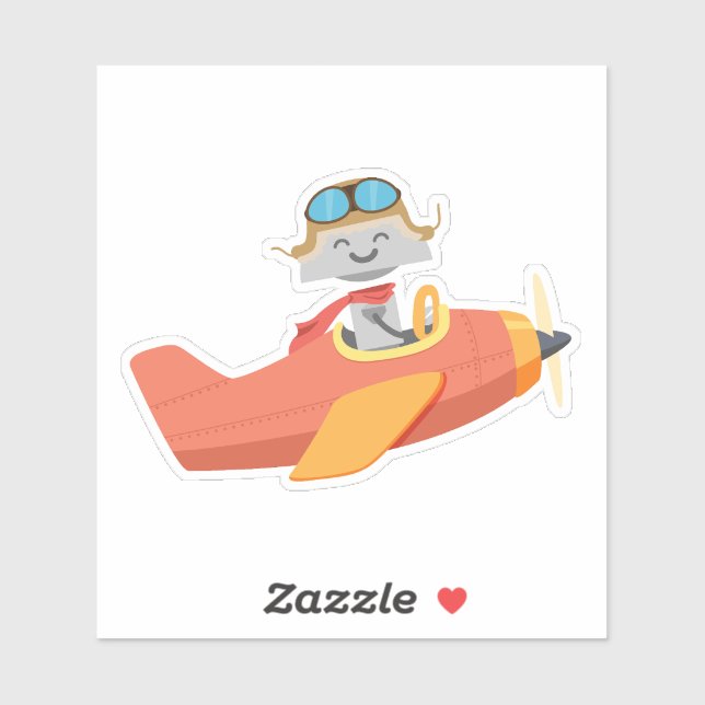 Sticker Avion Mia (Feuille)