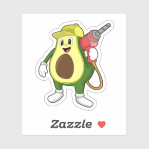 Sticker Avocado en tant que artisan avec exercices