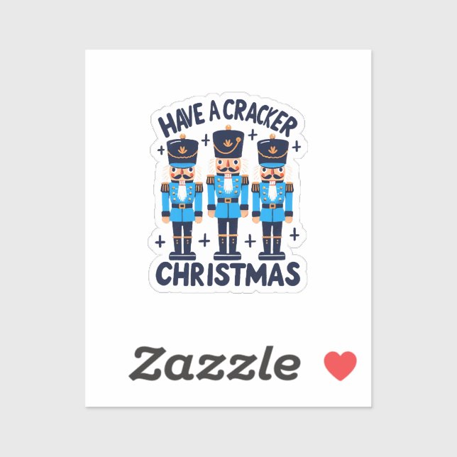 Sticker Avoir un Noël casse-noisette (Feuille)