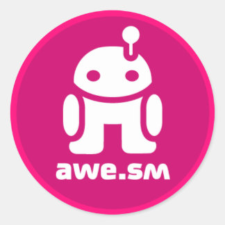 Sticker awe.sm-o (Magenta)