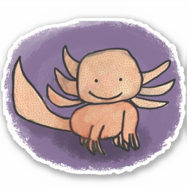 Sticker Axolotl (Devant)