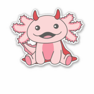 Sticker Axolotl Halloween