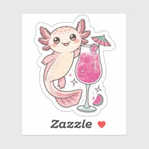 Sticker Axolotl mou - Spritzer aux fruits du drago
