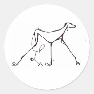 Sticker Azawakh par David Moore