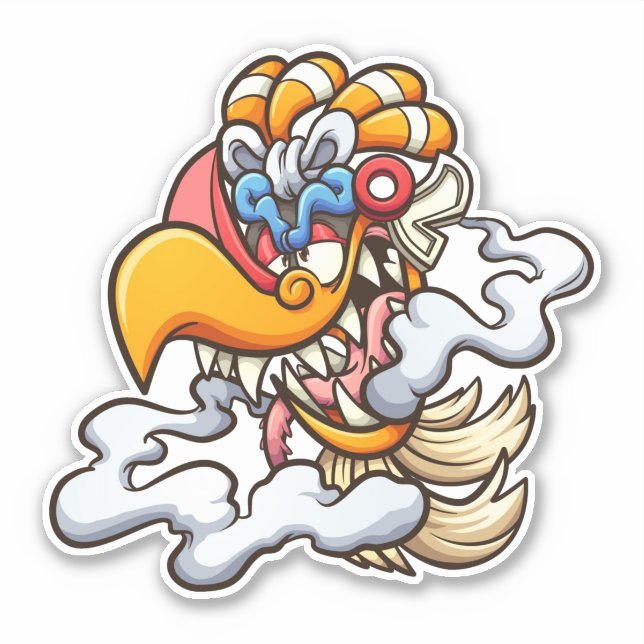 Sticker Aztec Ehecatl (Devant)