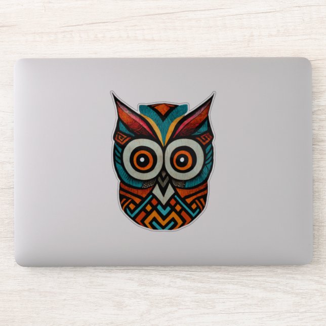 Sticker Aztec Owl (Ordinateur)