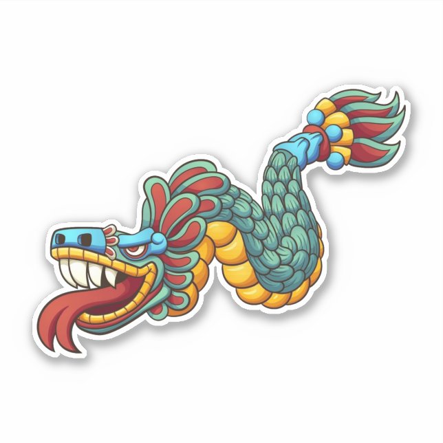 Sticker Aztec Quetzalcoatl (Devant)