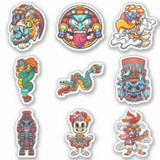 Sticker Aztèque