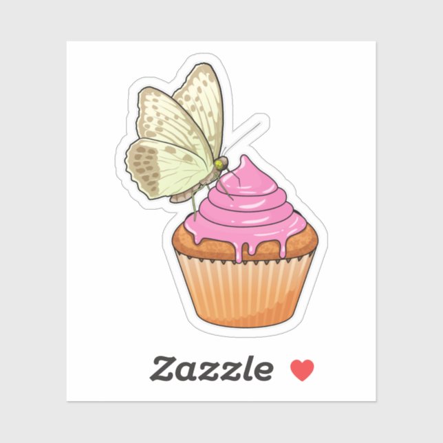 Sticker Babfly muffin (Feuille)