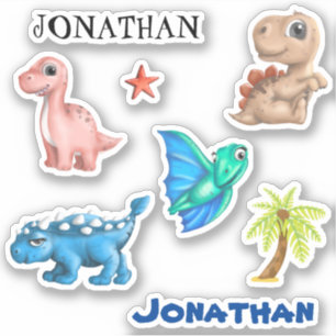 Sticker Baby Dinosaur Tyrannosaurs Nom T-rex