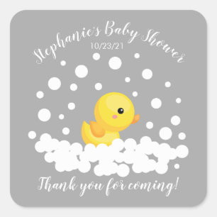 Sticker Baby shower en caoutchouc mou Favoriser