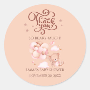 Sticker baby shower Faveur