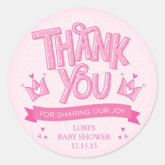 Sticker Baby shower Twincess Twin Girls