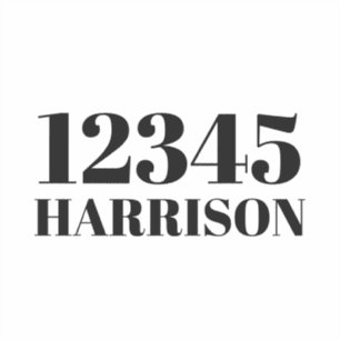 Sticker Bac de recyclage des ordures personnalisées Numé