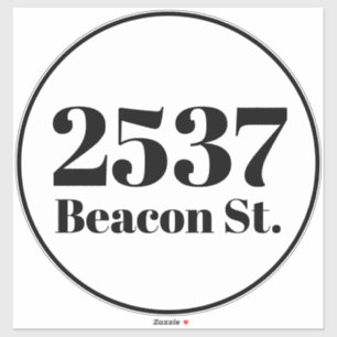 Sticker Bac de recyclage des ordures personnalisées Numéro