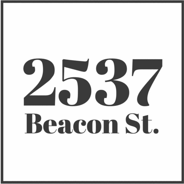 Sticker Bac de recyclage des ordures personnalisées Numéro (Devant)