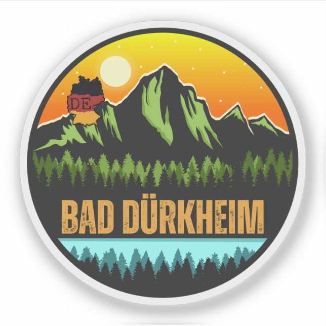 Sticker Bad Dürkheim, Allemagne (Devant)