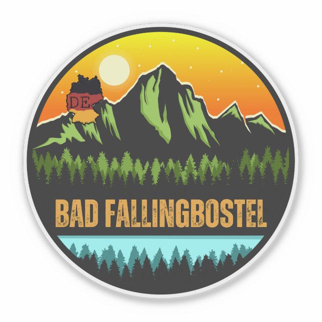 Sticker Bad Fallingbostel, Allemagne (Devant)