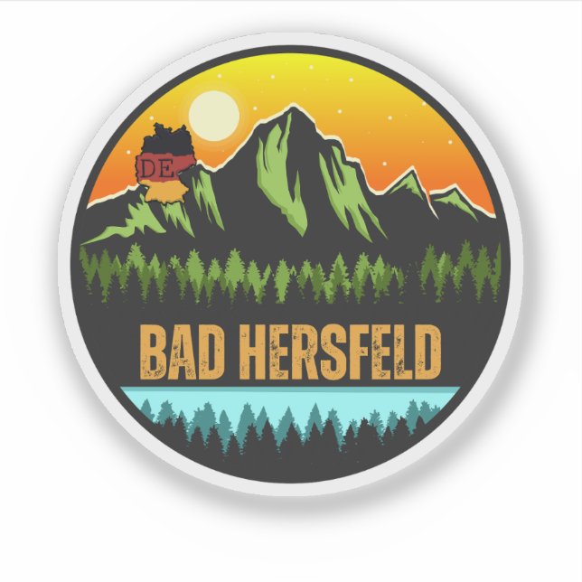 Sticker Bad Hersfeld, Allemagne (Devant)