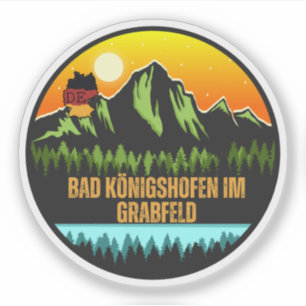 Sticker Bad Königshofen im Grabfeld, Allemagne