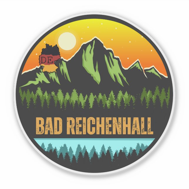 Sticker Bad Reichenhall, Allemagne (Devant)