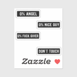 Sticker Badass Funny Helmet Stikers Pack II