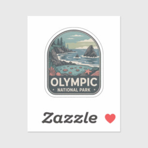 Sticker Badge côtier du parc national Olympique