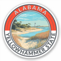 Badge d'art de voyage en Alabama