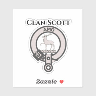 Sticker Badge de crête du clan écossais Scott