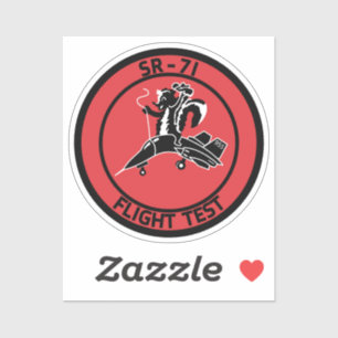 Sticker Badge de test en vol SR-71