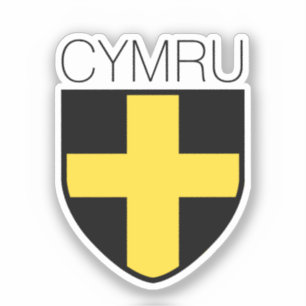 Sticker Badge Saint David (Pays de Galles/ Cymru)