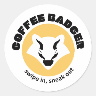 Sticker Badger Cafe