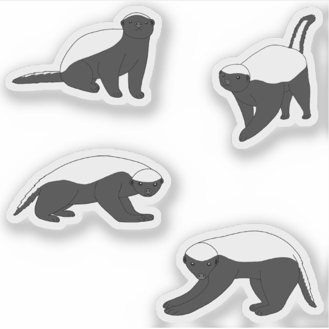 Sticker Badgers de miel (Devant)
