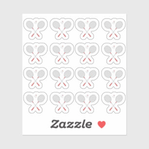 Sticker Badminton Racket Ball Sports Rappel Bujo Planner