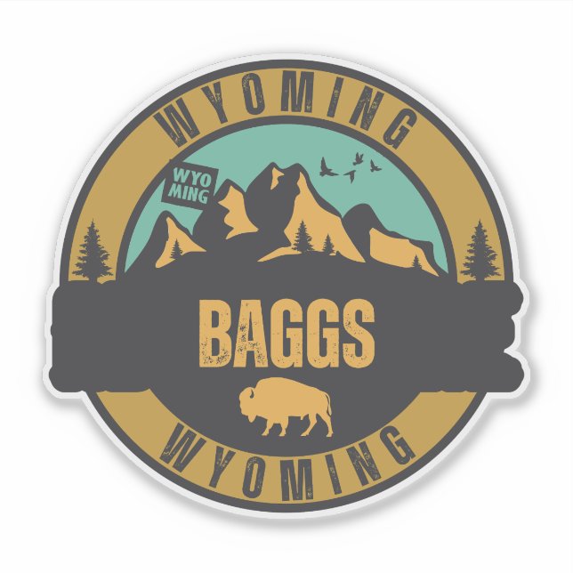 Sticker Baggs, Wyoming (Devant)