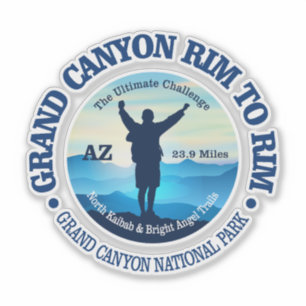Sticker Bague de grand canyon à bord (V)
